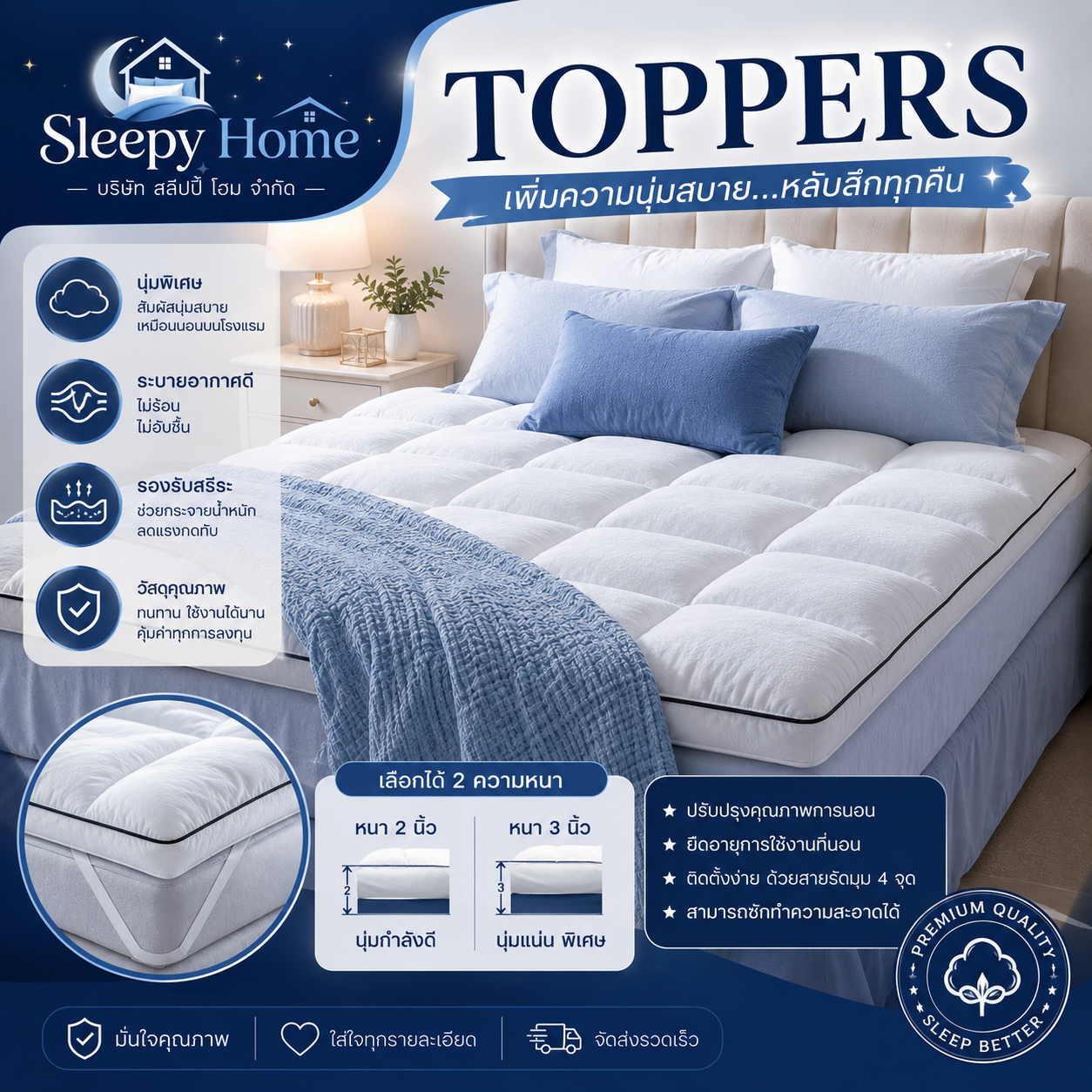 ท็อปเปอร์ (Topper) - Sleepy Home